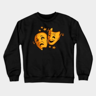 Broadway Face Mask. Theatre Gift. Crewneck Sweatshirt